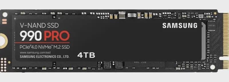 Накопитель Samsung 990 Pro M.2 NVMe 4Tb <MZ-V9P4T0BW>