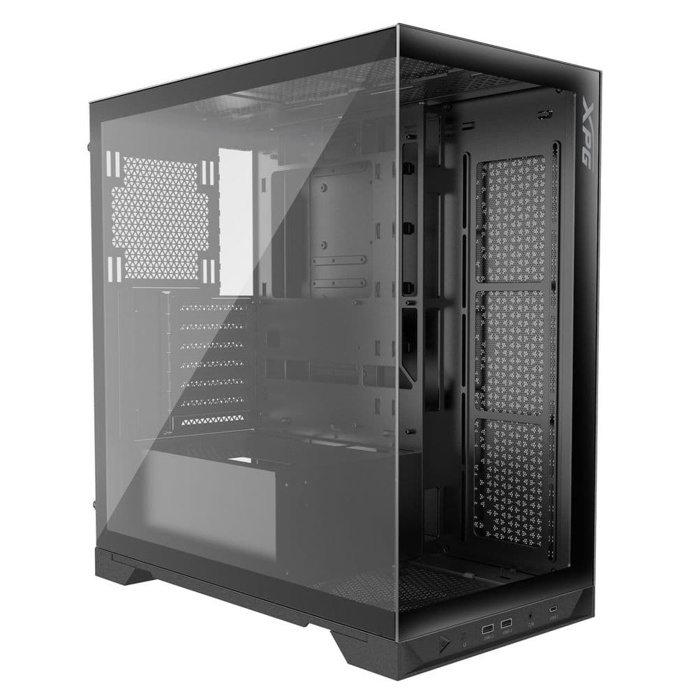 Корпус XPG INVADER X BLACK (INVADERXMTWOF-BKCWW) Mid-Tower, Micro-ATX, Mini-ITX, Standard-ATX, USB 3.2 Gen2 Type-A, USB 3.2 Gen2