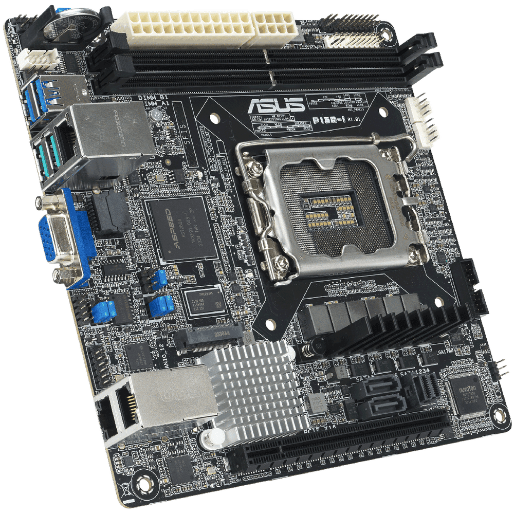 Материнская плата ASUS P13R-I LGA1700 mini-ITX 2xDDR5 PCIEx16 M.2 VGA 2xGLAN