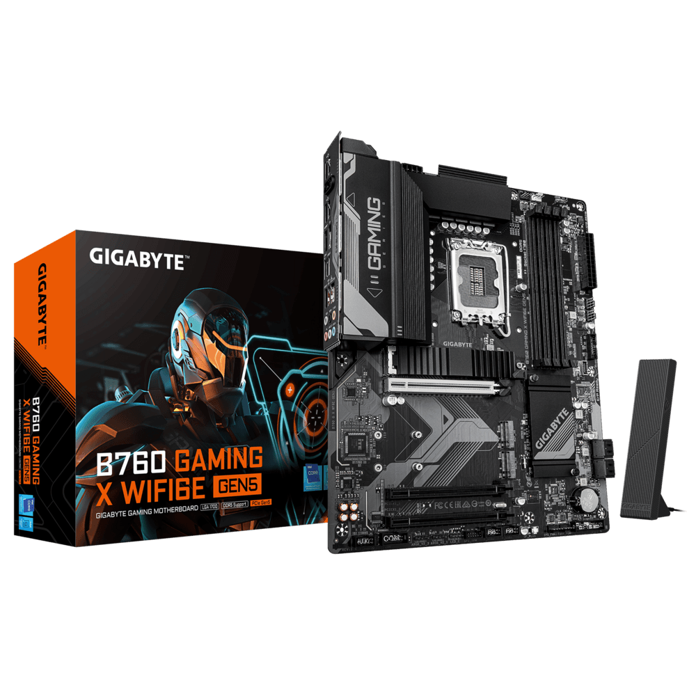 Материнская плата Gigabyte B760 GAMING X WIFI6E GEN5, RTL