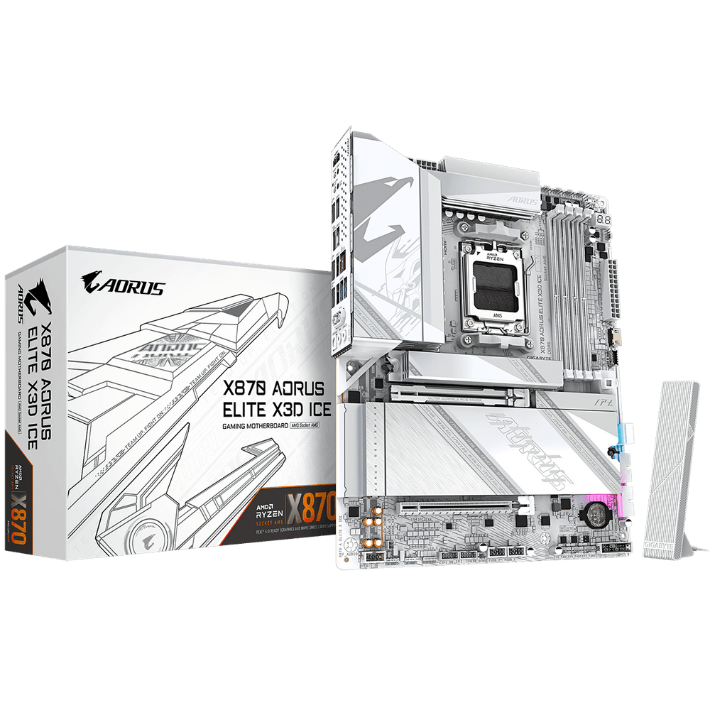 Материнская плата Gigabyte X870 AORUS ELITE X ICE