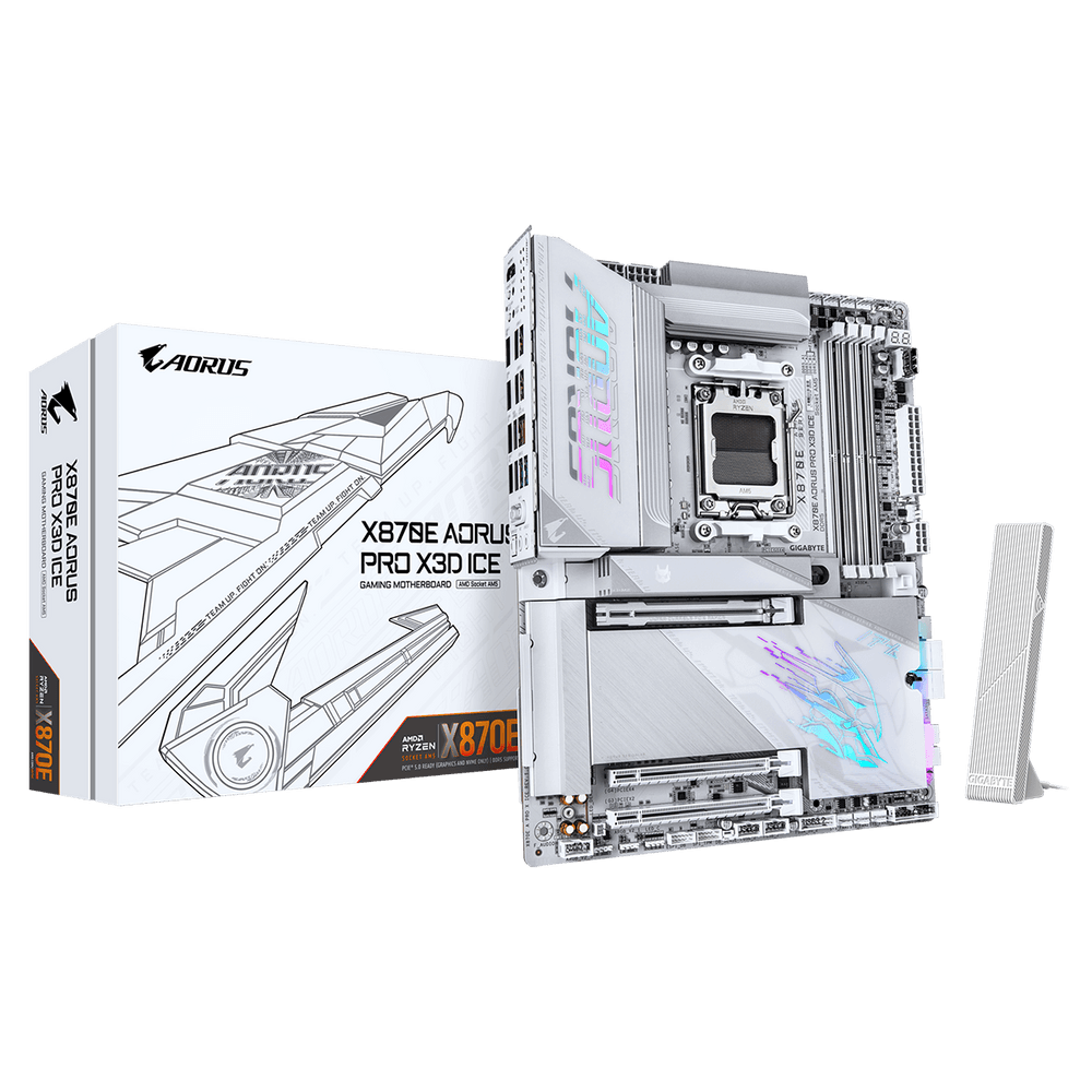 Материнская плата Gigabyte X870E AORUS PRO X3D ICE, RTL
