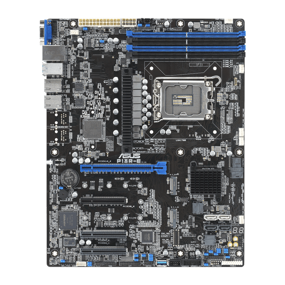 Материнская плата ASUS P13R-E LGA1700 ATX 4xDDR5 PCIEx16 3xPCIEx8 2xM.2 VGA 2xGLAN