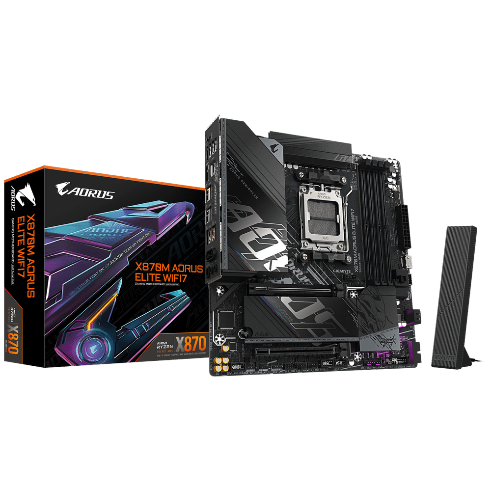 Материнская плата Gigabyte X870M AORUS ELITE WIFI7, RTL