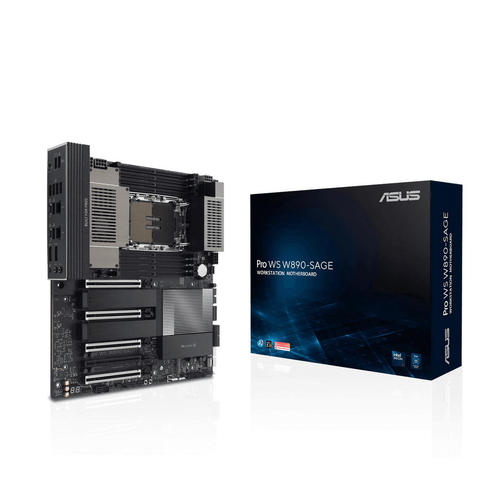 Материнская плата ASUS PRO WS W890-SAGE LGA4710 EEB 8xDDR5 7xPCIEx16