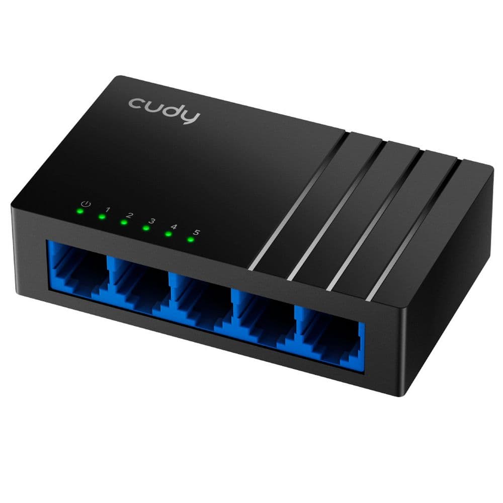 Коммутатор CUDY 5-Port Gigabit Desktop Switch 8-Port Gigabit Desktop Switch, 8 10/100/1000M RJ45 Ports, IGMP Snooping, Loop Dete