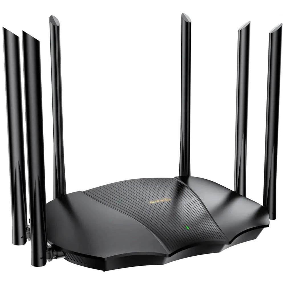Маршрутизатор Tenda Двухдиапазонный гигабитный Wi-Fi роутер TX3000 Pro AХ3000, до 574 Мбит/с на 2,4 ГГц + до 2402 Мбит/с на 5 ГГ