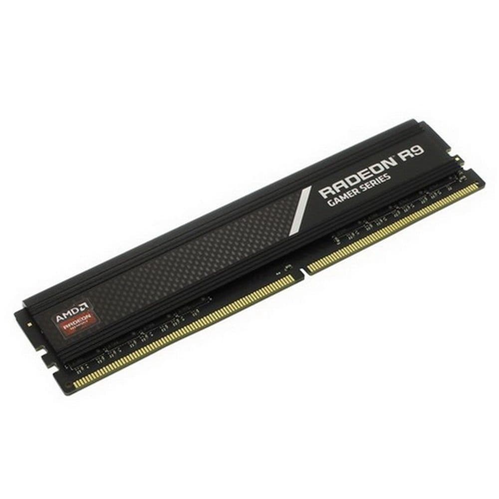 Модуль памяти AMD Radeon™ R9 Gamers Series Black R948G3206U2S-UO 8GB DDR4 3200 DIMM Non-ECC, CL16, 1.35V, Bulk