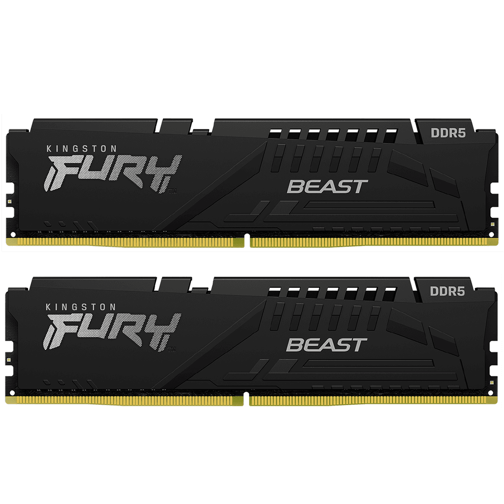 Модуль памяти Kingston 32GB DDR5 5200 DIMM FURY Beast Black KF552C40BB2-32
