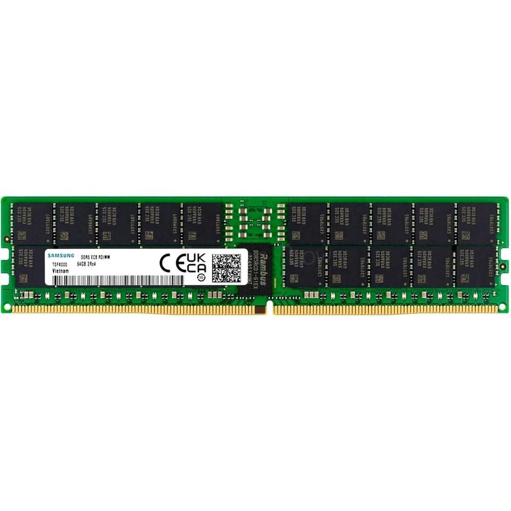 Модуль памяти Samsung 64GB DDR5 M321R8GA0EB2-CWMXJ PULL 5600MHz DIMM 2Rx4 Registred ECC