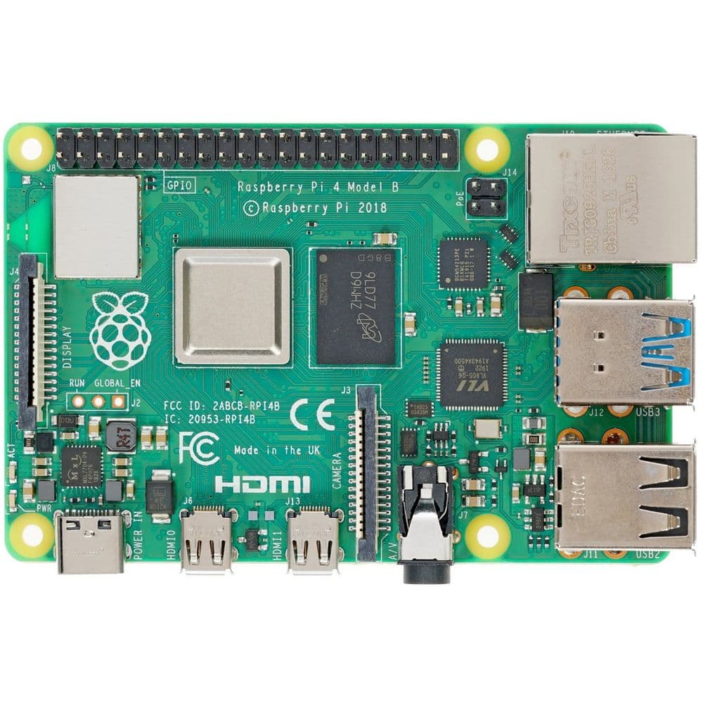Одноплатный компьютер Raspberry Pi Raspberry Pi 4 Model B (RA608) Retail, 8GB RAM, Broadcom BCM2711 Quad core Cortex-A72 (ARM v8