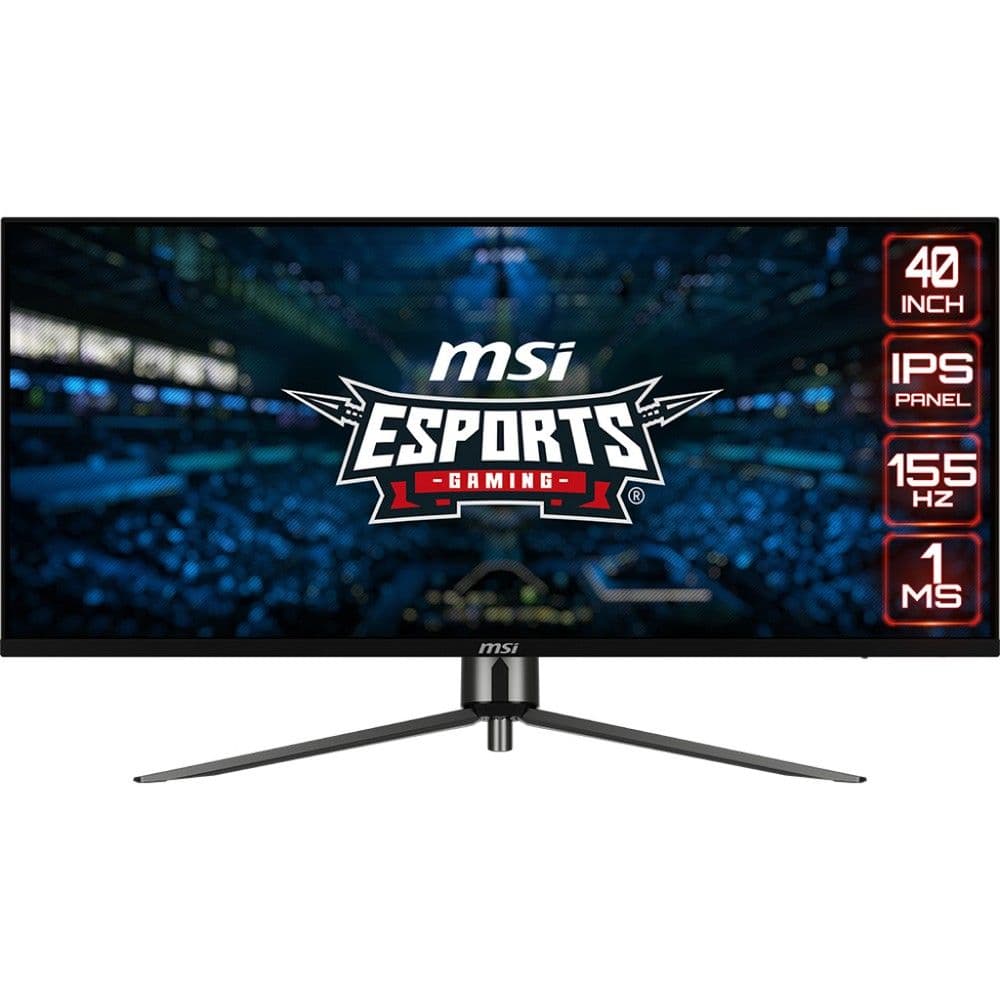 Монитор 40" MSI MAG401QR IPS, 3440x1440, 155Hz, 4ms, 400сd/m, 1000:1, HDR10 | 2xHDMI(2.0b), DP(1.4a), Type-C(PD-65W), 2xUSB2.0