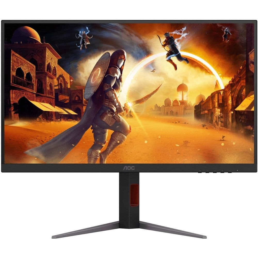 Монитор 27" AOC Q27G4ZMN VA, 2560x1440, 240Hz, 1ms, 450сd/m, 5000:1 | 2xHDMI(2.0), DP(1.4) | InPSU, Vesa 100, Black/Red
