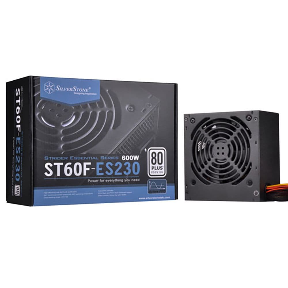 Блок питания Silverstone SST-ST60F-ES230 V1.0 PSU-P217-600W-230V ONLY-ATX-120mmFAN-FIXED C-80PLUS-RoHS-GM 8