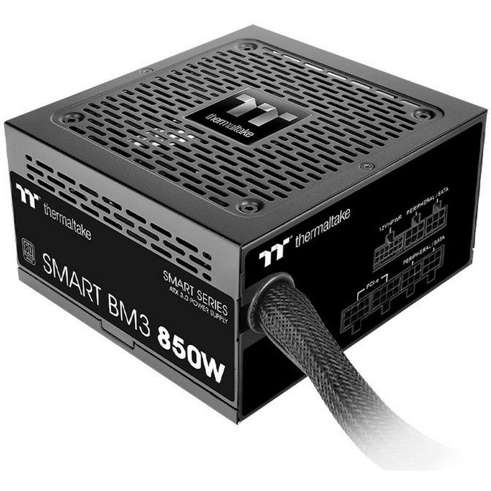 Блок питания Thermaltake Smart BM3 850 /Semi Modular/Non Light/Full Range/Analog/80 Plus Bronze/EU/JP Main CAP/All Flat Cables/G