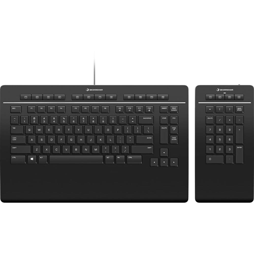 Клавиатура 3DConnexion 3DX-700092 Keyboard Pro with Numpad, US-International (QWERTY) 5