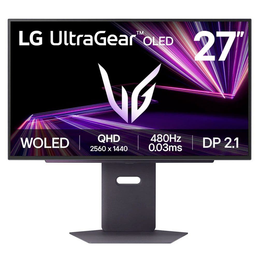 Монитор 26.5" LG 27GX790A-B WOLED, 2560x1440, 480Hz, 0,3ms, 800сd/m, 1.5M:1, HDR10 | 2xHDMI(2.1), DP(2.1), USB3.0 | HAS, Pivot