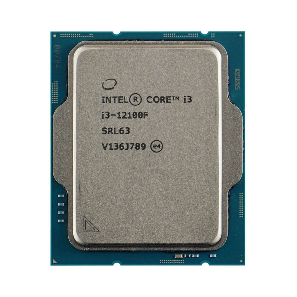 Центральный Процессор Intel Core i3-12100F OEM (Alder Lake, Intel 7, C4(0EC/4PC)/T8, Performance Base 3,30GHz(PC), Turbo 4,30GHz