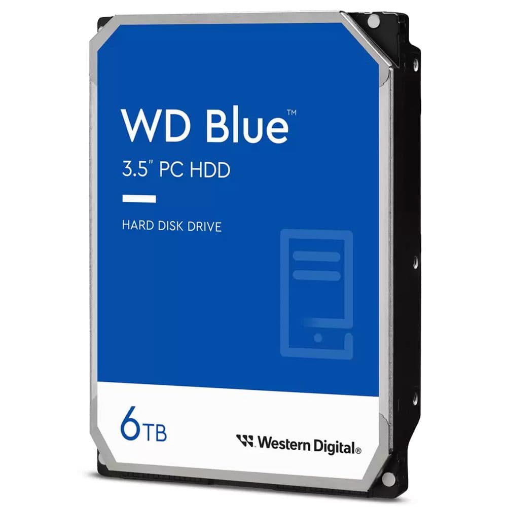 Жесткий диск Western Digital WD60EZAX Накопитель на жестком магнитном диске WD Жесткий диск WD Blue™ WD60EZAX 6ТБ 3,5" 5400RPM 2