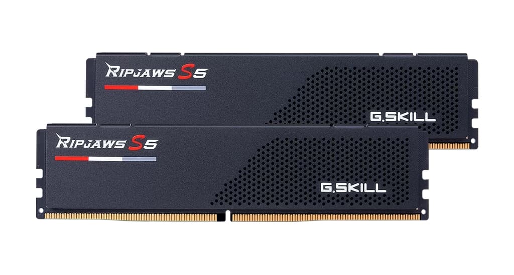 Модуль памяти DDR5 G.SKILL RIPJAWS S5 128GB (2x64GB) 6000MHz CL34 (34-44-44-96) 1.35V / F5-6000J3444F64GX2-RS5K / Black
