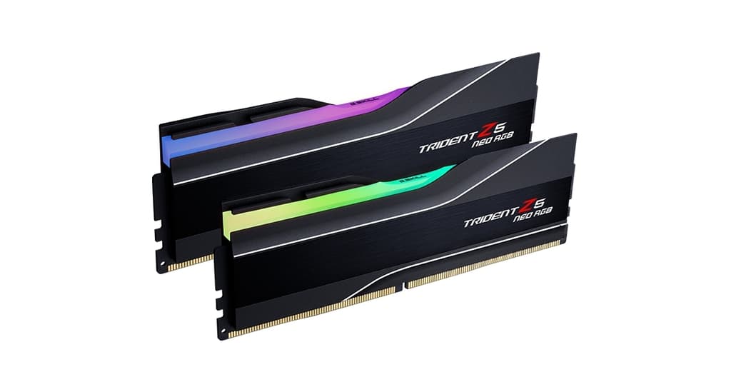 Модуль памяти DDR5 G.SKILL TRIDENT Z5 NEO RGB 128GB (2x64GB) 6000MHz CL34 (34-44-44-96) 1.35V / F5-6000J3444F64GX2-TZ5NR