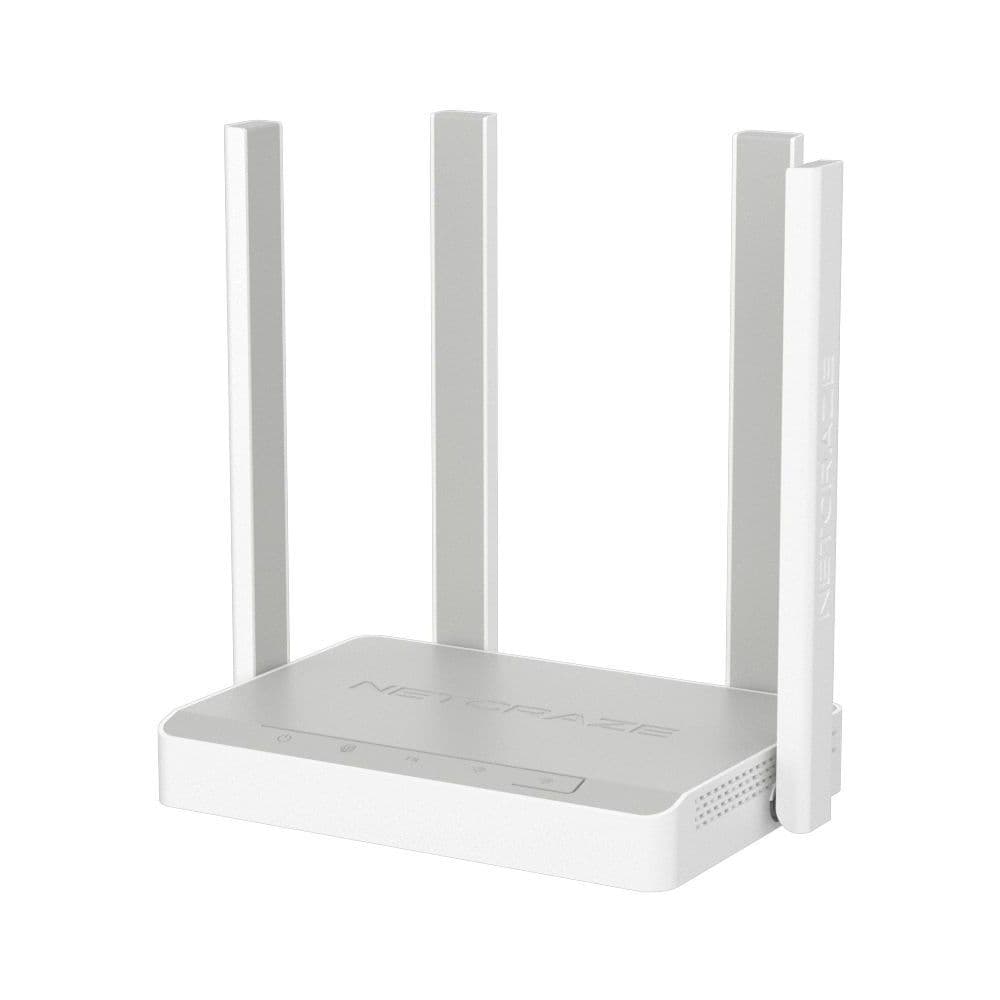 Маршрутизатор (Keenetic) Netcraze Speedster (NC-3013) Гигабитный интернет-центр с Mesh Wi-Fi 5 AC1200, 4-портовым Smart-коммутат