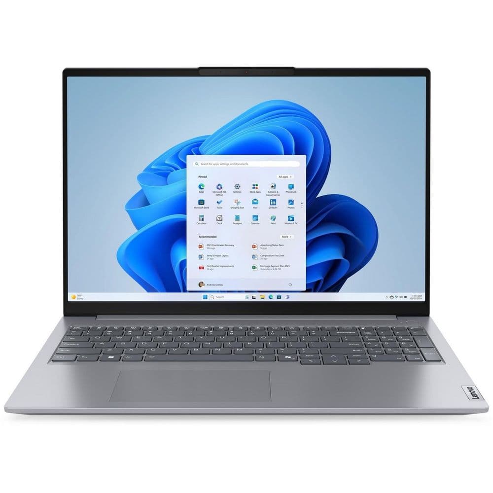 Ноутбук Lenovo ThinkBook 16 G7 ARP AMD Ryzen 7 7735HS/16Gb (1*16 D5/SSD512Gb/UMA/16"/IPS/WUXGA/1920x1200/60Hz/NoOS/RJ-45/Arctic