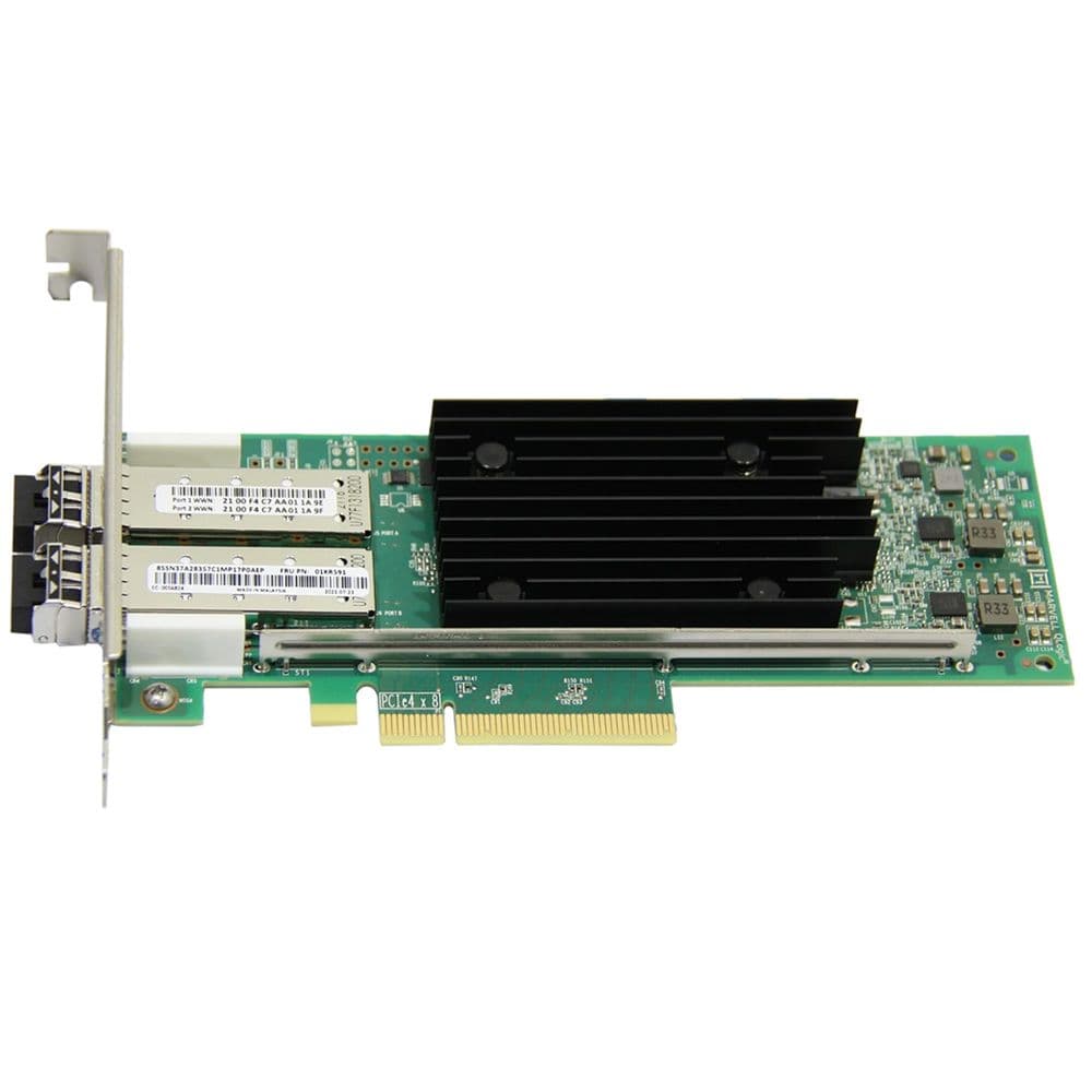 Сетевой адаптер Qlogic QLE2772-SR-SP (MA2810401-C2 C) 32Gb/s FC HBA, 2-port, PCIe v4.0 x8, LowProfile, LC SR MMF, В комплекте дв