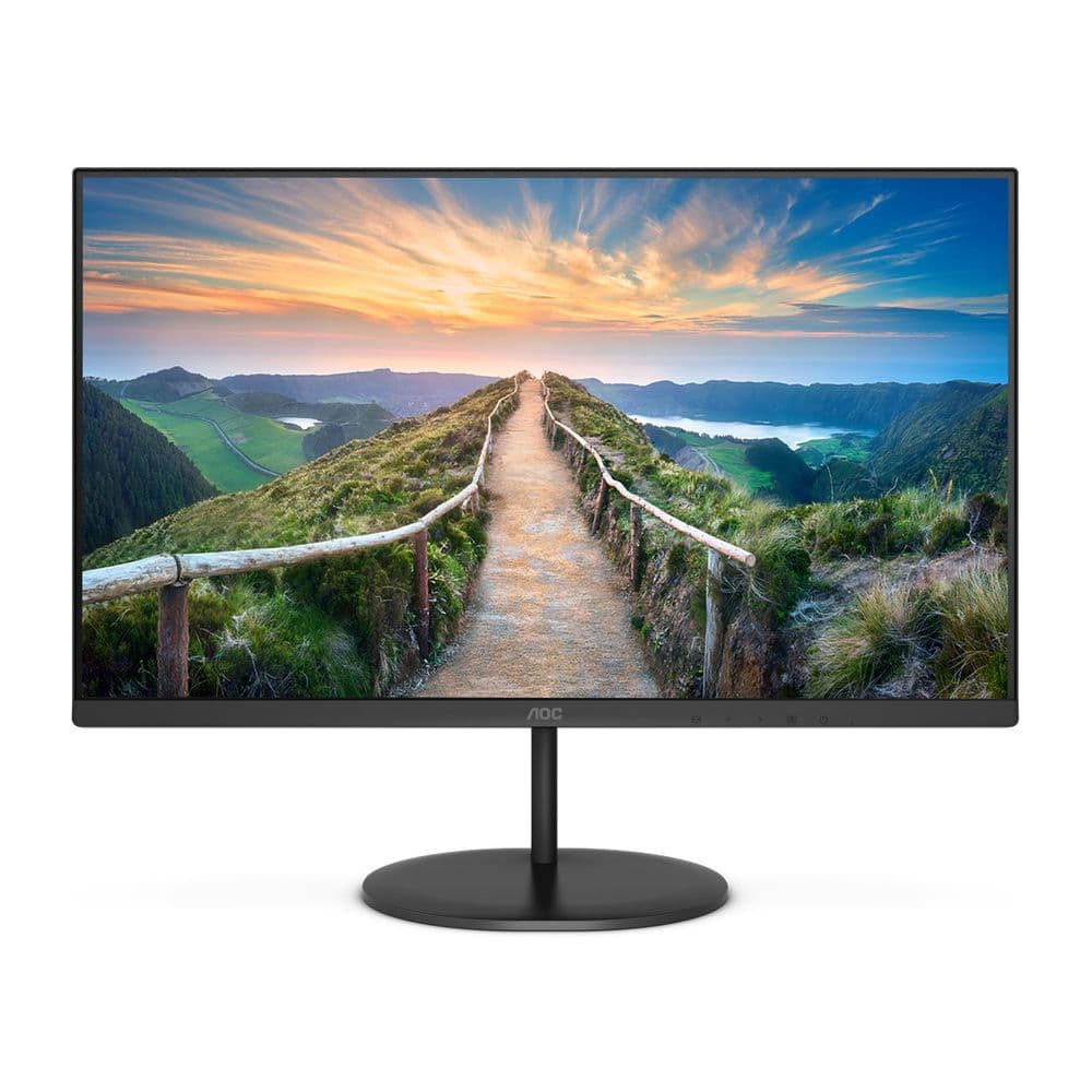 Монитор 23.8" AOC Q24V4EA IPS, 2560x1440, 75Hz, 1ms, 250сd/m, 1000:1 | HDMI(1.4), DP(1.2) | ExPSU, Speakers, Vesa 100, Black